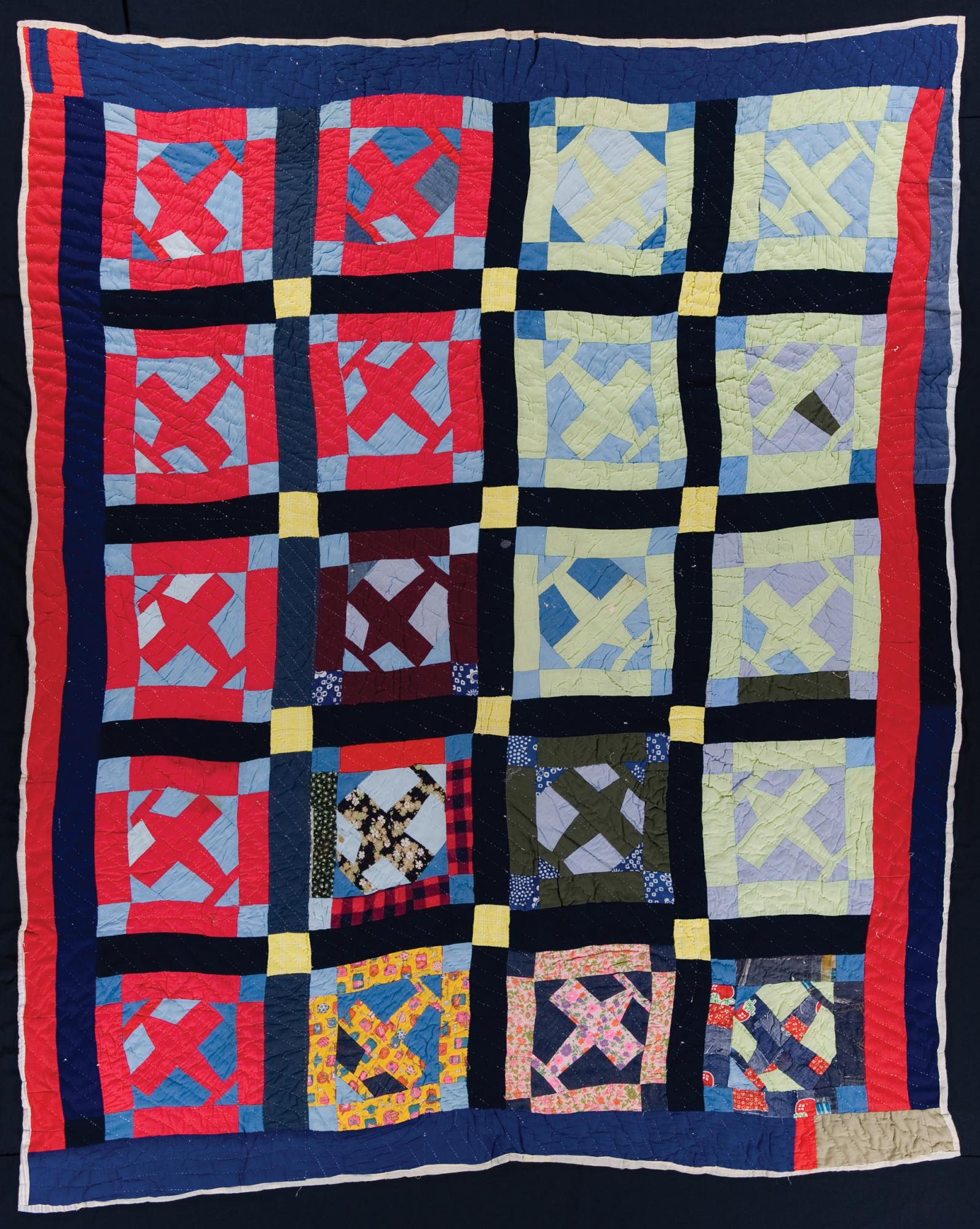 African American Quilt - Airplane