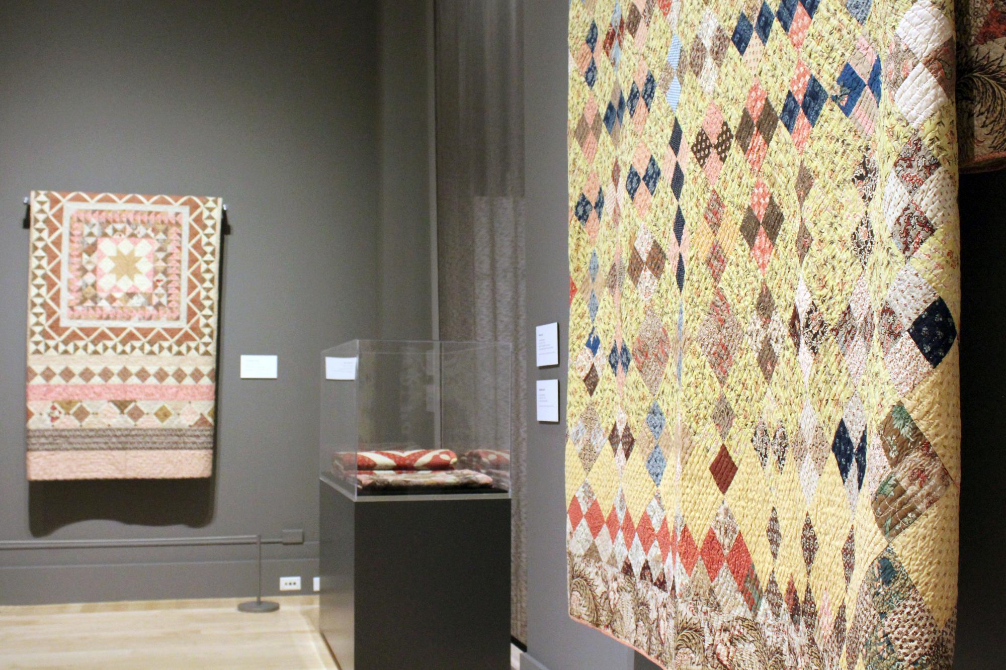 Quilts on display in The Mark Dunn Collection
