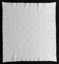 Bedcover, corded quilting