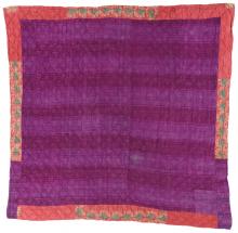 silk and cotton "vanne" or wholecloth quilt