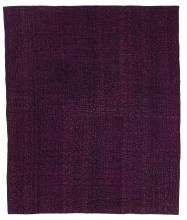 dark purple "couvre-lit" or wholecloth quilt