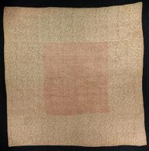 Bedcover, plain quilting