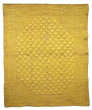 silk "couvre-lit" or wholecloth quilt
