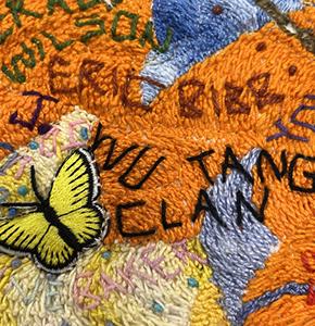 Detail from "Let Freedom Ring" quilt